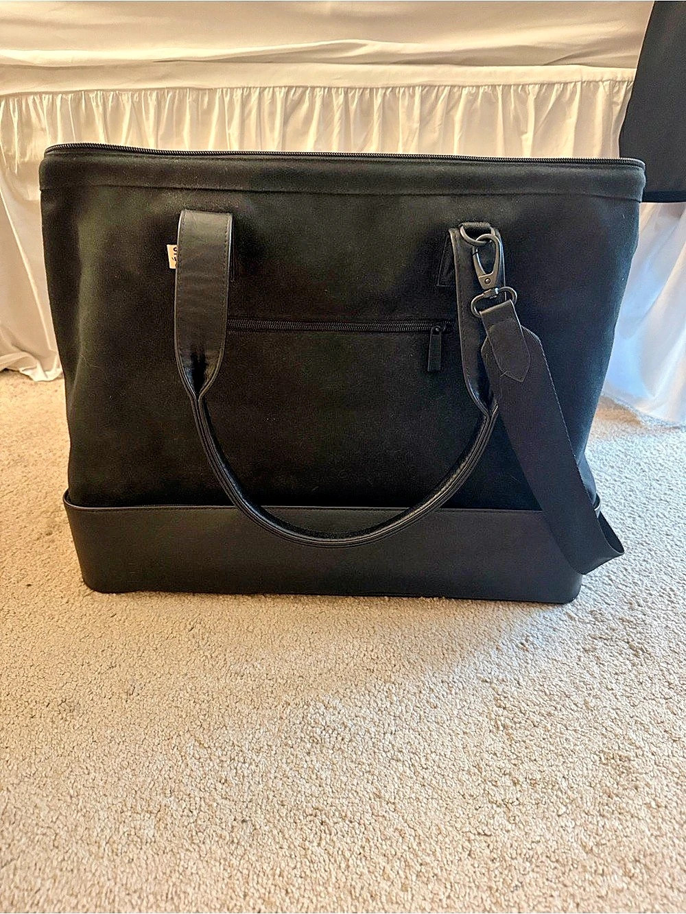 BEIS Black Weekender Bag